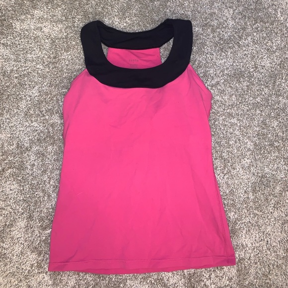 Zobha Pink & Black Sleeveless Tank top size 4 - Picture 4 of 10
